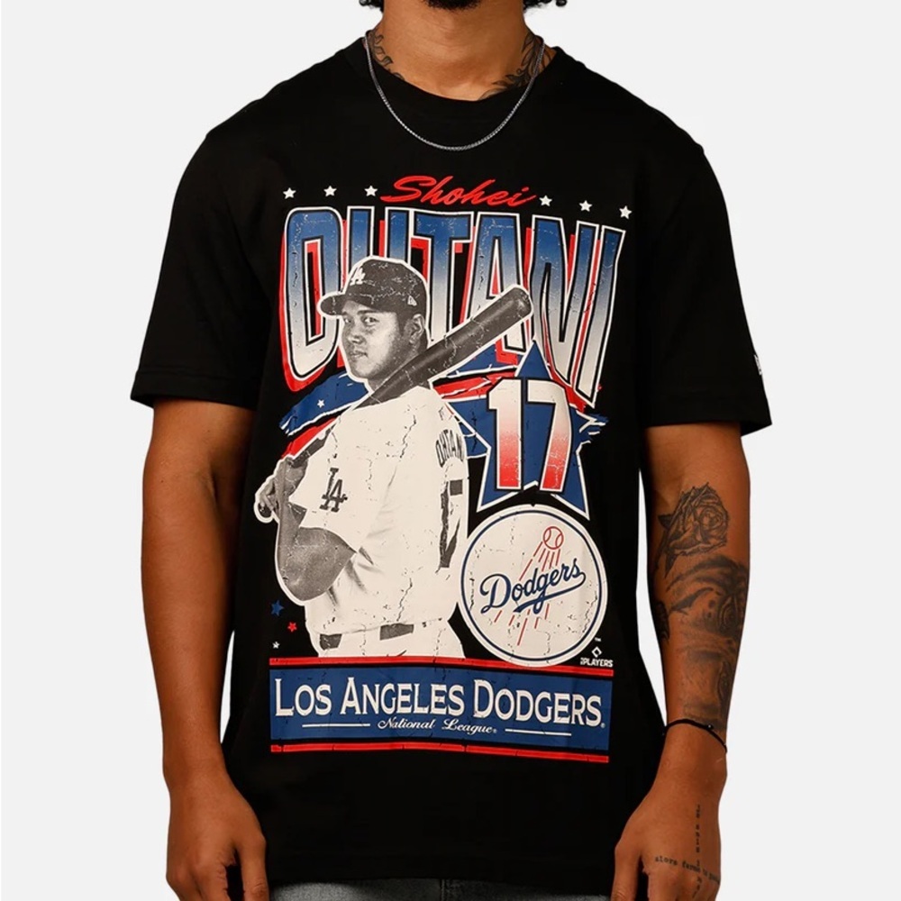 New Era Los Angeles Dodgers Shohei Ohtani Short Sleeve Tee Size Medium